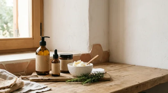 Cosmética natural y segura para embarazo con ingredientes orgánicos